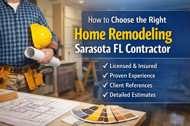 How to Choose the Right Home Remodeling Sarasota FL Contractor