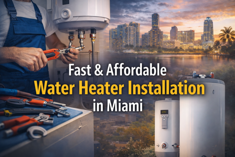 Fast & Affordable Water Heater Installation in Miami