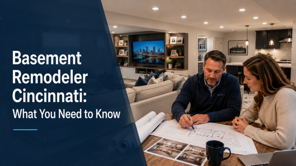 Basement remodel consultation in Cincinnati
