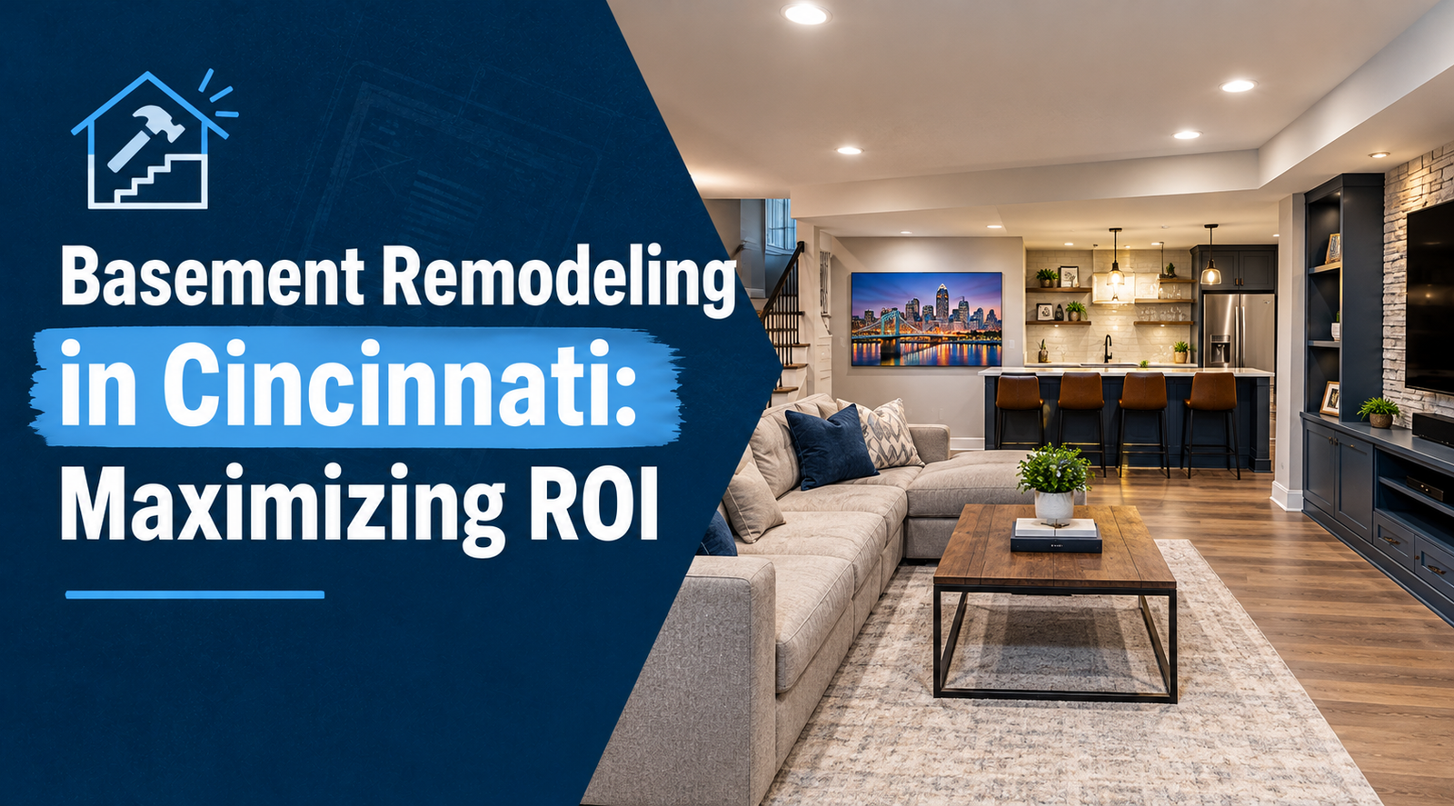 Basement Remodeling in Cincinnati: Maximizing ROI